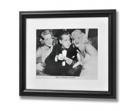 Reprodukce Bacall, Bogart & Monroe 31,5x37,5