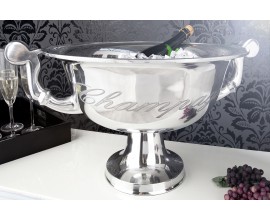 Luxusní elegantní nádoba na Champagne 65 cm stříbrná