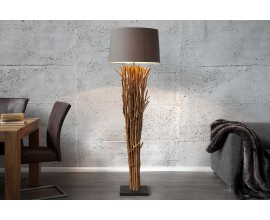 Designová luxusní stojací lampa Euphoria 175cm hnědá