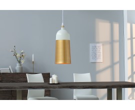 Designová závěsná lampa Modern Chic zlatá