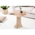 Designový příruční stolek Teak Root 60cm