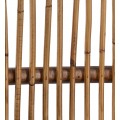 Koloniální oválné křeslo Rattan z masivního dřeva Mindi, bambusu a ratanu 90cm