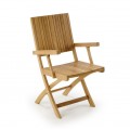Designová židle z teakového dřeva Jardin
