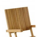 Designová židle z teakového dřeva Jardin