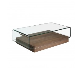 Moderní konferenční stolek Vita Naturale skleněný 120cm