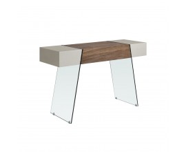 Moderní konzolový stolek Forma Moderna se skleněnými nožičkami 120cm