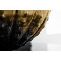 Glamour váza Galactic v kovovém tepaném provedení ve zlaté barvě kulatého tvaru 30cm