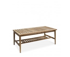 Designový zahradní konferenční stolek Jardin z teakového dřeva 120 cm