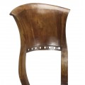 Rustikální jídelní židle Star ze dřeva Mindi 94cm