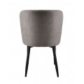 Moderní jídelní židle Gardy s designovým čalouněným potahem v šedé barvě 82 cm