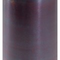 Designová antická hliníková váza v tmavé antracitové barvě s fialovým leskem 28 cm
