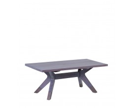 Stylový masivní konferenční stolek Spartan v hnědé barvě 120 cm