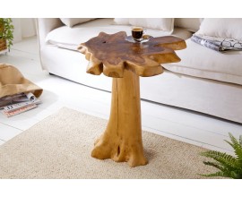 Designový příruční stolek Teak Root 60cm